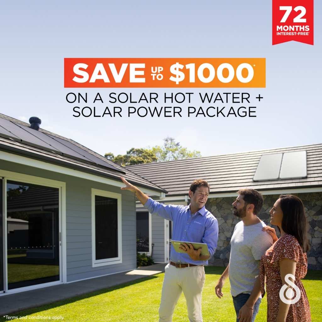 Solahart Solar Combo Offer including 72 months interest free finance