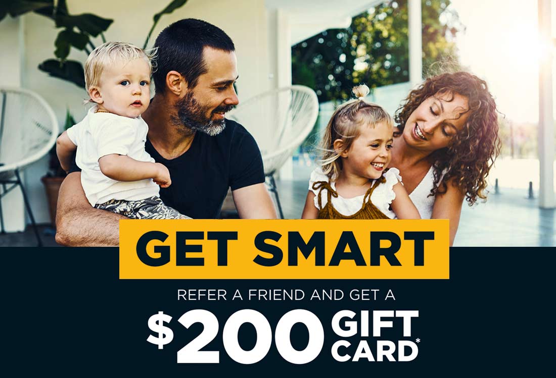 Refer a friend 200 dollar gift card bonus from Solahart